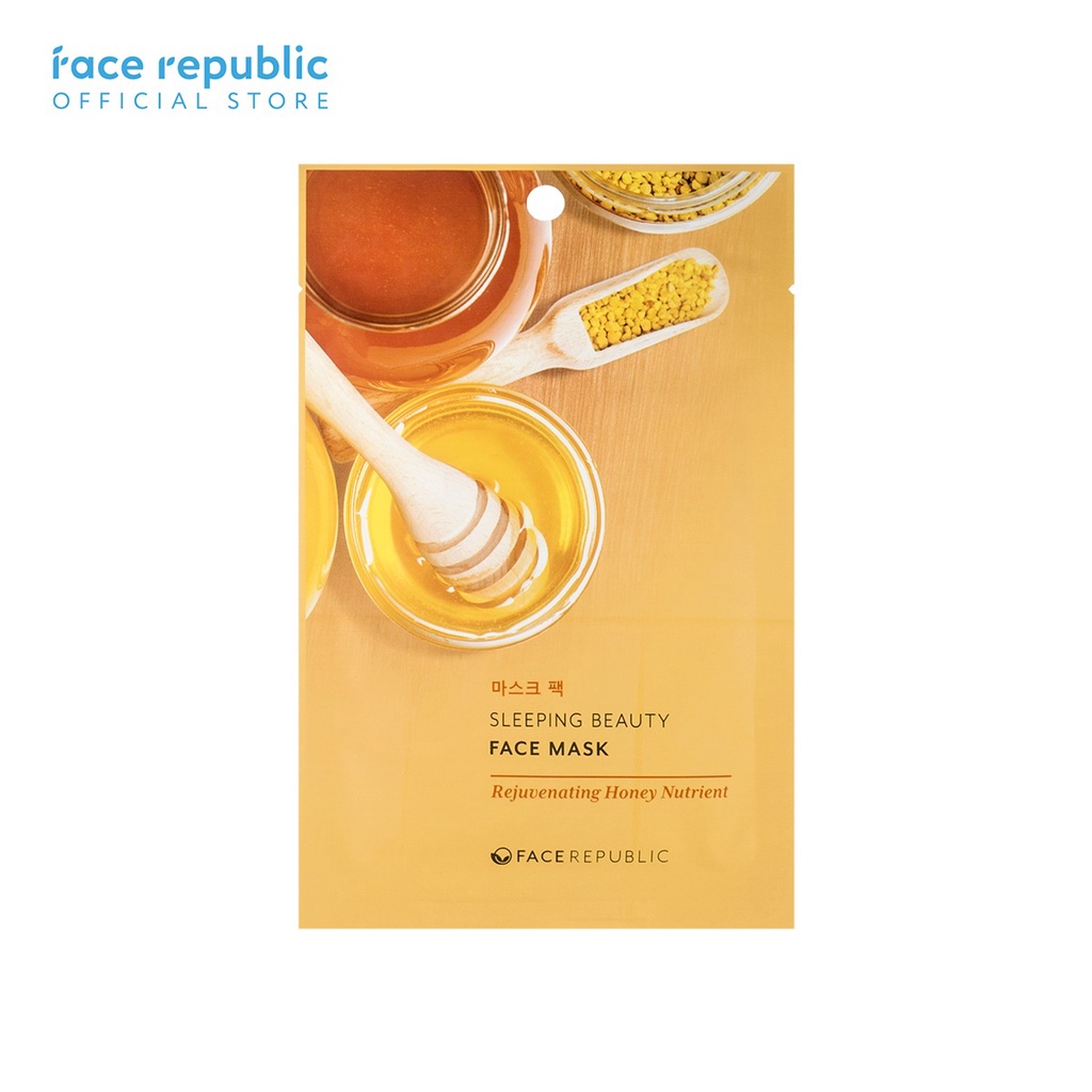 Face Republic Sleeping Beauty Face Mask Rejuvenating Honey 23g (10pcs)