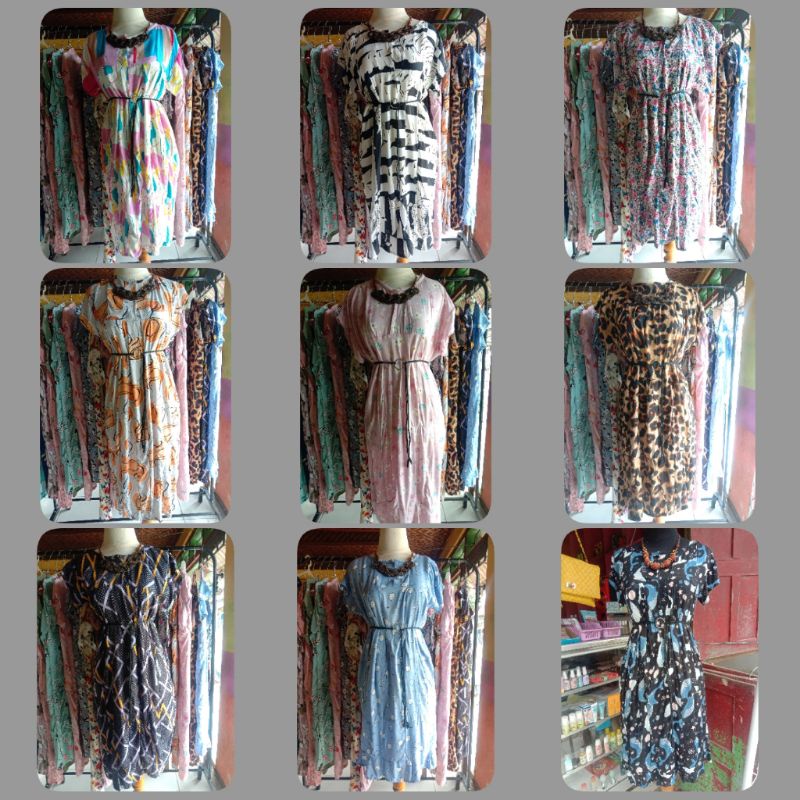 Daster kekinian, daster premium, grosir daster, daster katun