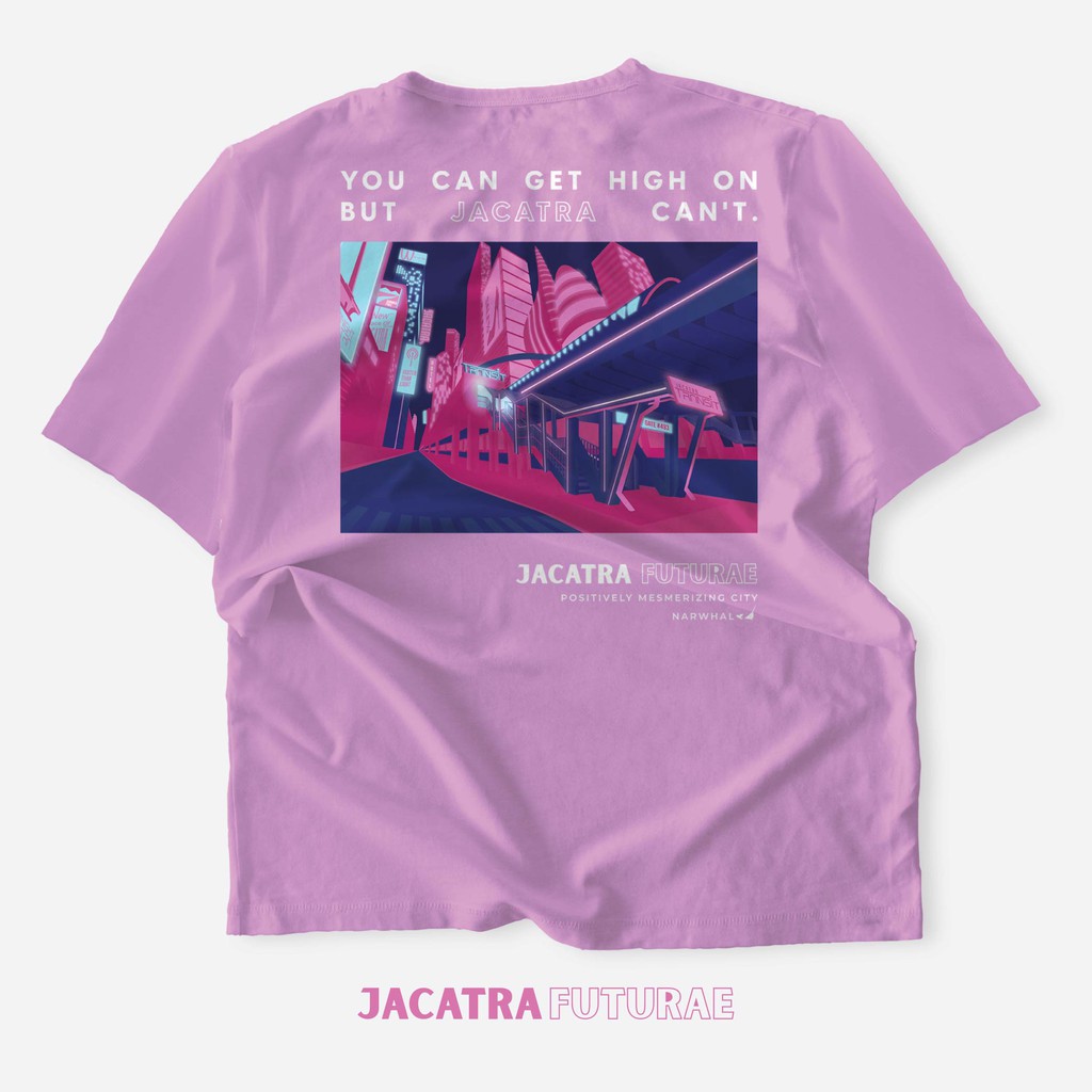 JACATRA FUTURAE OVERSIZED T-SHIRT - Lilac