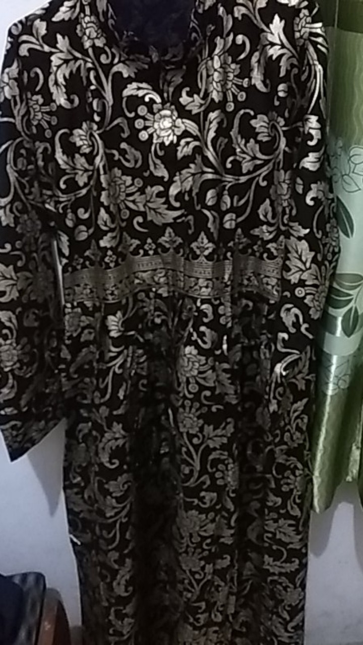 Ms Gamis Batik Sriwedari Maxi Super Jumbo Xxxl Ld 120c. Bumil/busui Katun Sogan