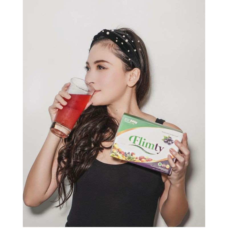 Flimty Fiber | Detox | Antidioksidan Rasa Blackcurrant Raspberry Sachet