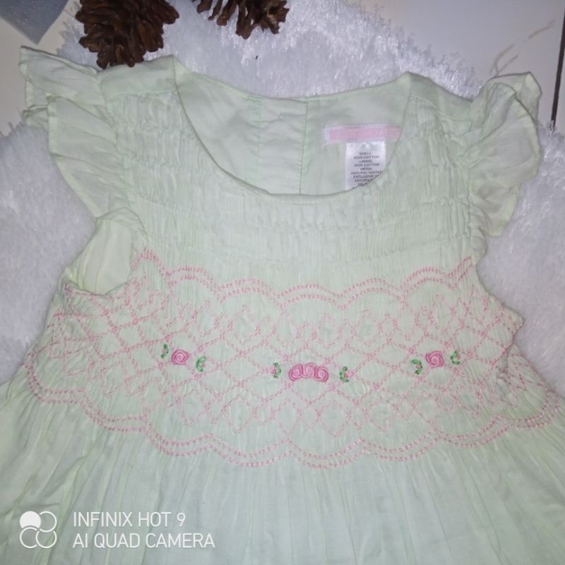 smocked dress preloved like new branded