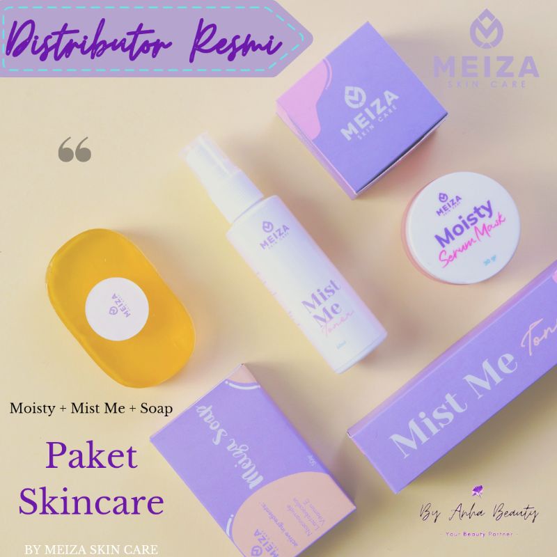 [DISTRIBUTOR RESMI] PAKET MEIZA SKINCARE/ PAKET SKIN CARE BPOM/ PAKET PERAWATAN WAJAH/ PAKET GLOWING