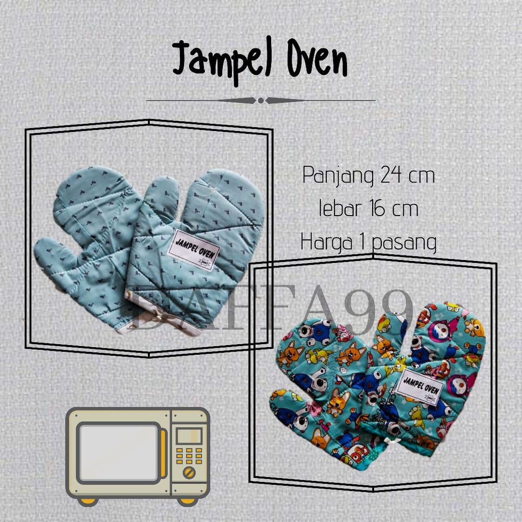 SARUNG TANGAN OVEN/ JAMPEL TANGAN/ CEMPAL -DF