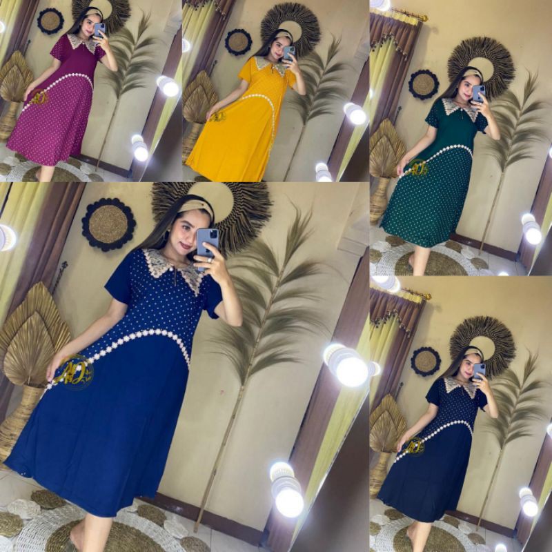 DASTER KATUN KARAKTER BAJU TIDUR BUSUI BUMIL KANCING DEPAN MODEL KEKINIAN GUDANG_DASTER_PEKALONGAN