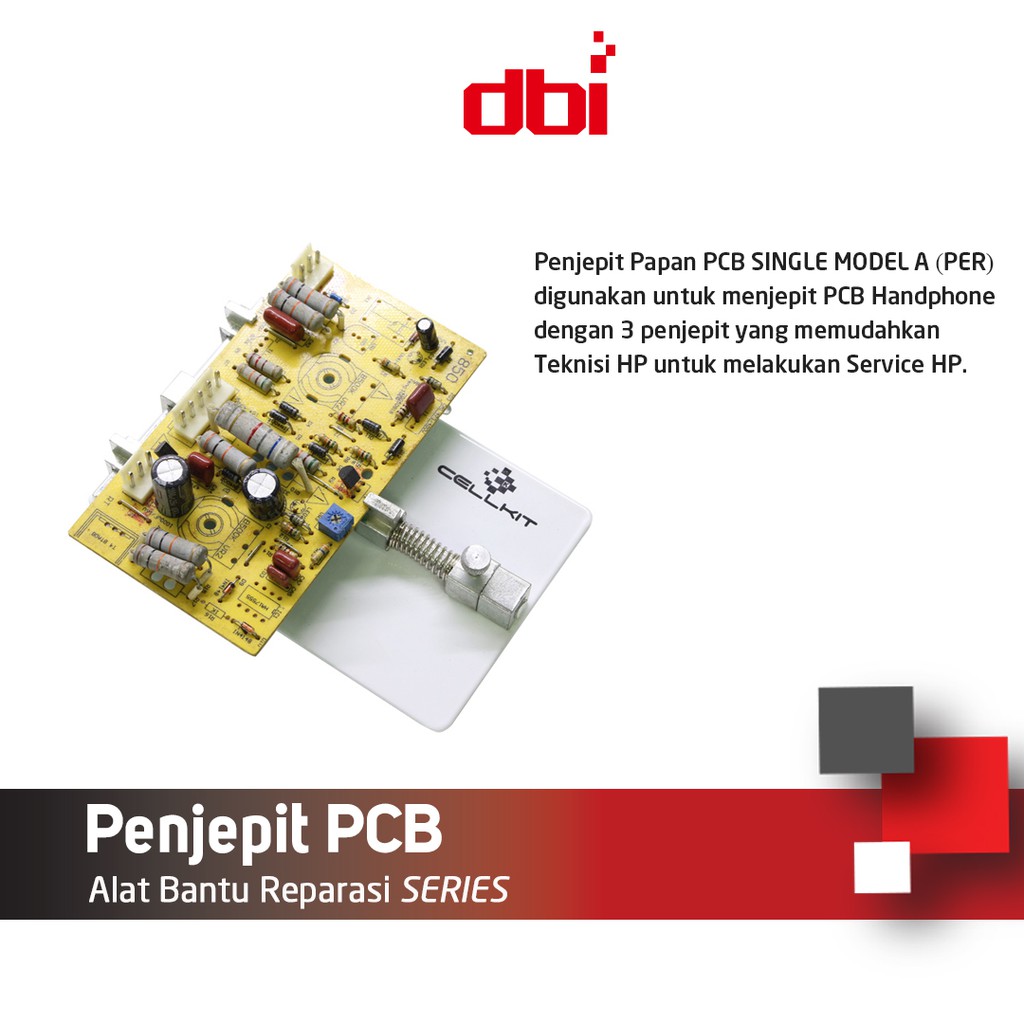 Penjepit Papan PCB Single Per / PCB HOLDER CELLKIT