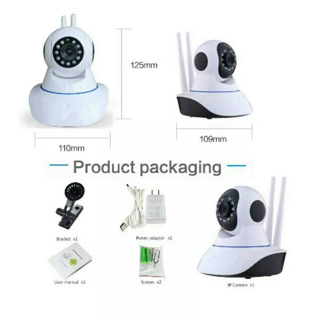 WiFi IP Camera CCTV ICsee HD