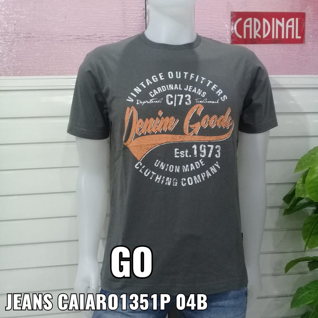 gof KJT CARDINAL JEANS KAOS T-Shirt COWOK Reguler Slimfit Baju Cowok Kaos Cardinal