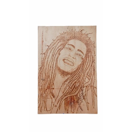 Lukisan Bakar dari Kayu / Pyrography Custom Hiasan Dinding