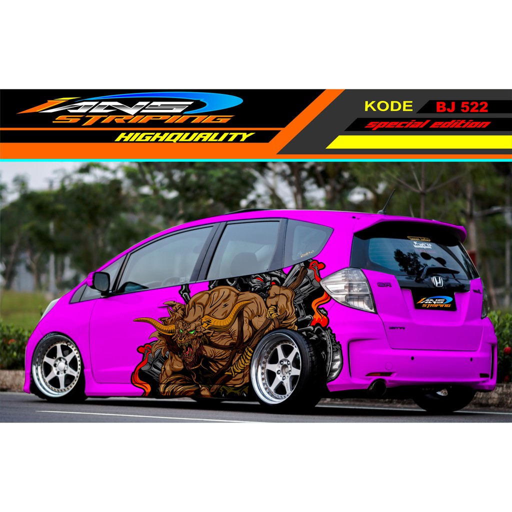 STICKER MOBIL JAZZ / STICKER MOBIL BRIO / STICKER MOBIL SEDAN / STICKER MOBIL TOYOTA / DECAL STICKER