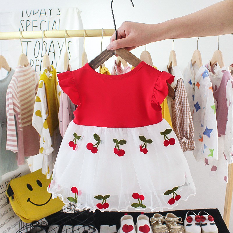 Dress Tutu Bayi 648 Dress Bayi Newborn Cherry Import