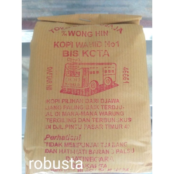 

kopi bis kota robusta 500gr