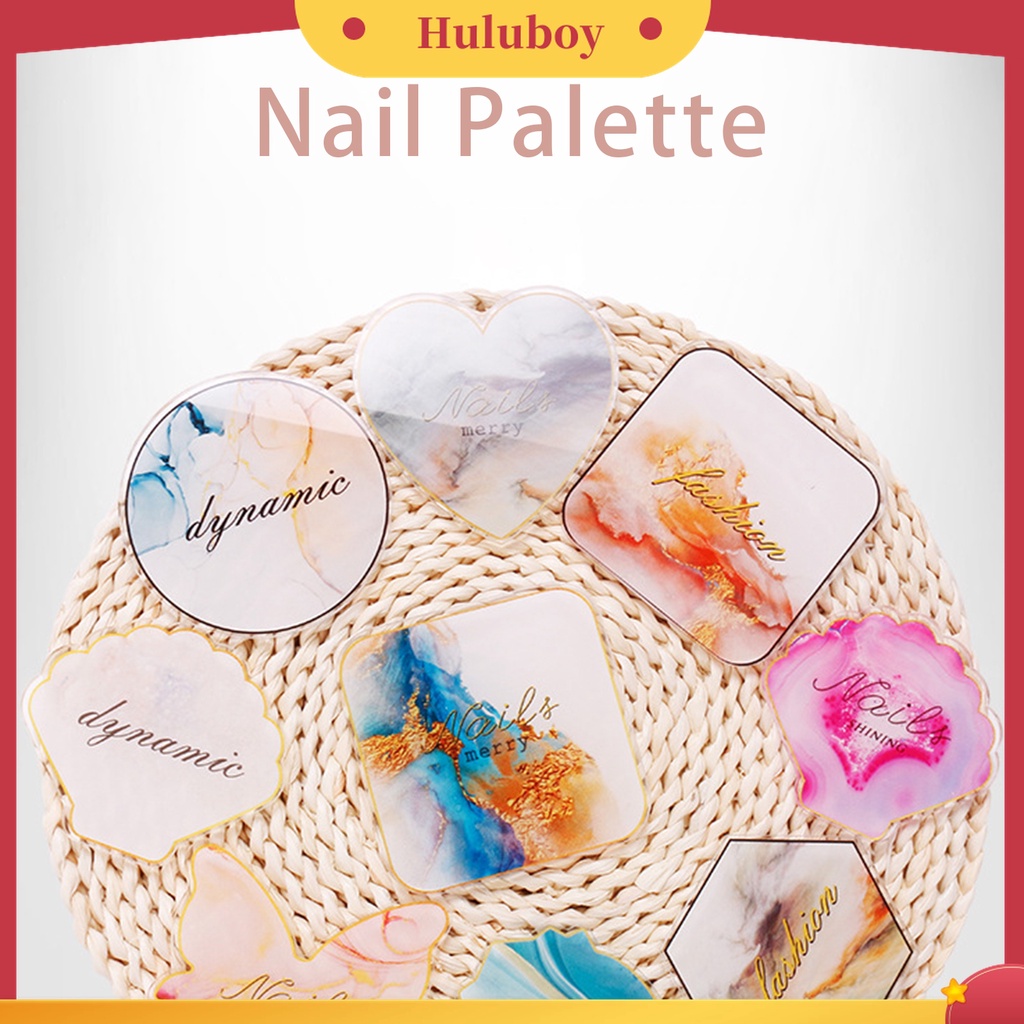 Huluboy Huluboy♡ Palet Display Warna Kuku Multifungsi Bahan Akrilik Untuk Nail Art