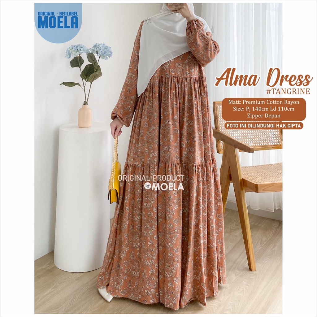 Alma Dress / Maxi Dress / Moela Brand