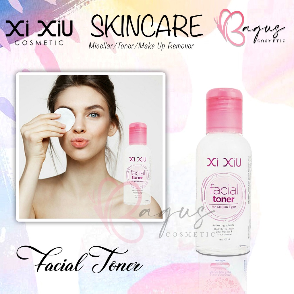 ⭐ BAGUS ⭐ [NEW PRODUCT]  XI XIU Skincare | Facial Wash Micellar Water Make Up Remover Set  Toner 100ml