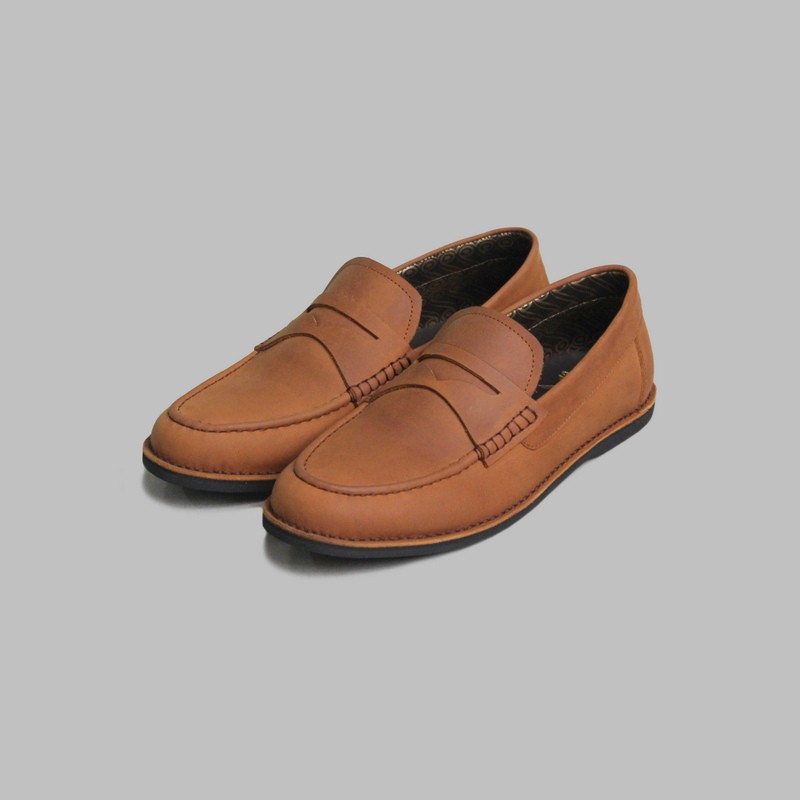 ARTAP Footwear - Sepatu Kulit Asli Pria - Loafers Vintage Tan