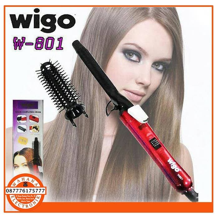 Wigo W 801 Catok Keriting dan Pelurus Rambut Catokan Curly