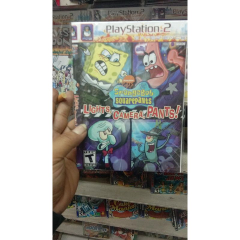 Kaset PS2 Spongebob : Lighting Camera Pants