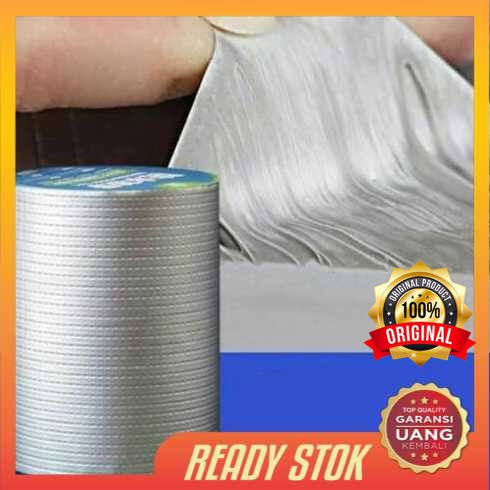 

Taffware KYTO Lakban Adhesive Anti Air Aluminum Foil Butyl Waterproof 5 m LS549