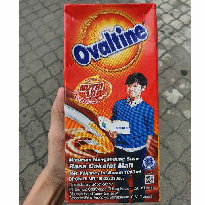 

OVALTINE Susu UHT Nutri 10 COKLAT MALT 1000ml 1 liter