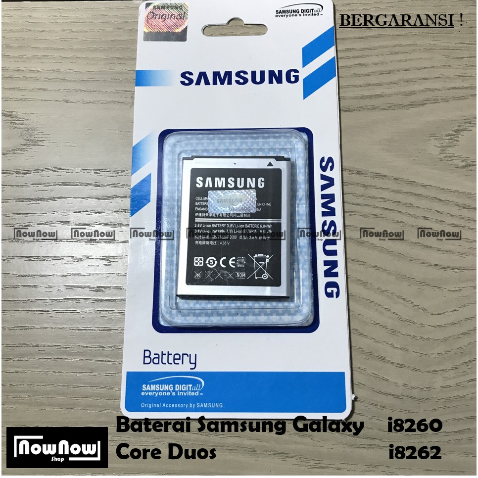 Baterai Samsung Galaxy Core Duos I8260 I8262 Original Batre Battery SEIN