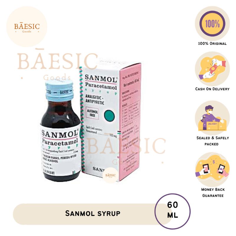 Sanmol Syrup 60 ML*
