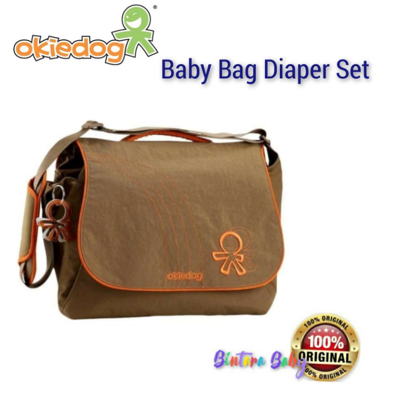 Okiedog Sphinx Urban Mud Orange Diaper Bag Okiedog Exlusive Tas Bayi Lengkap