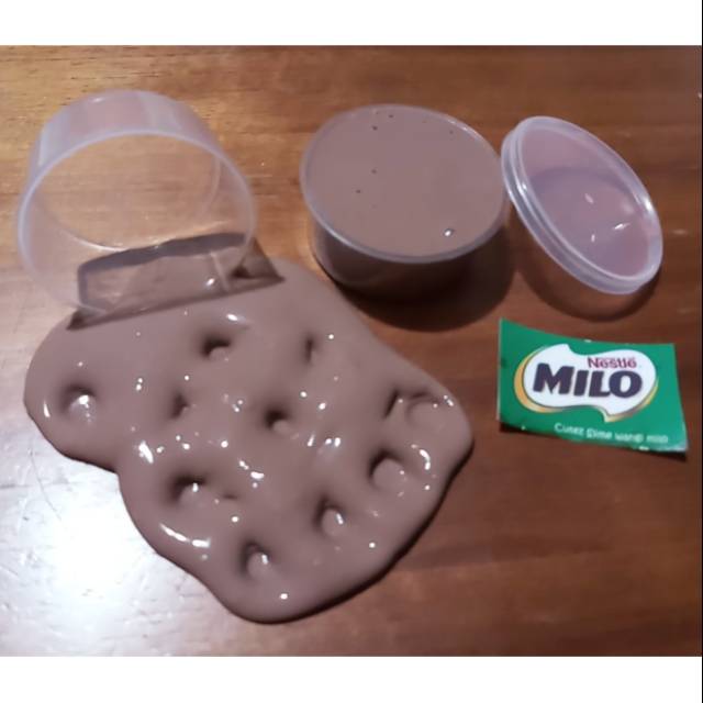 

Original Milo slime wangi coklat milo isi 25 gr tidak lengket