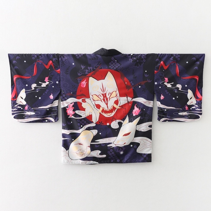 RE42 KIMONO CARDINGAN IMPORT PRIA WANITA JEPANG KOREA HARAJUKU ORIGINAL HAORI