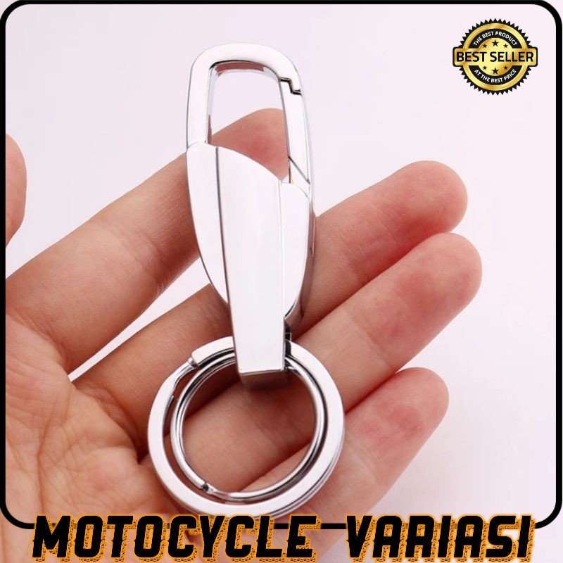 Gantungan Kunci Stainless Carabinal HONDA PCX ADV VARIO BEAT SCOOPY CB150R MEGAPRO CBR150RR Forza [COD]