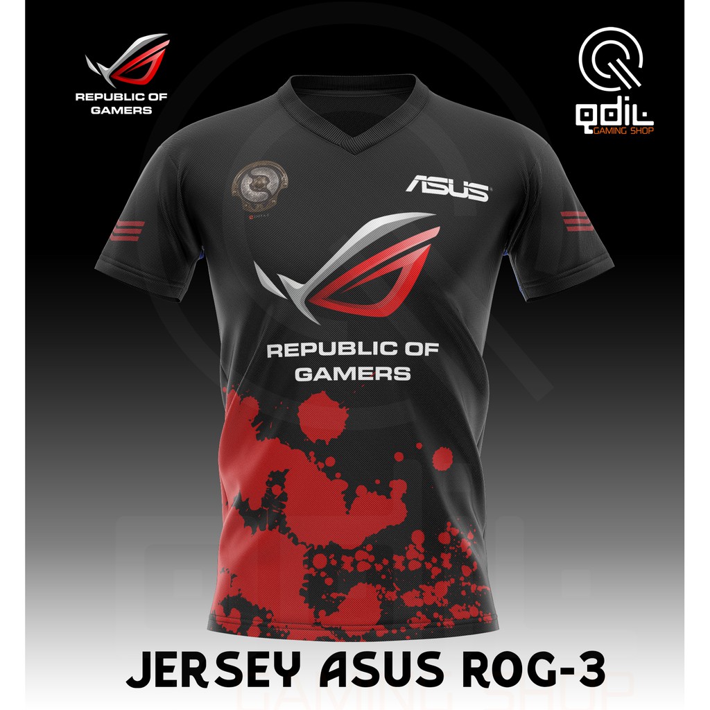 JERSEY KAOS BAJU GAMING ASUS ROG 3