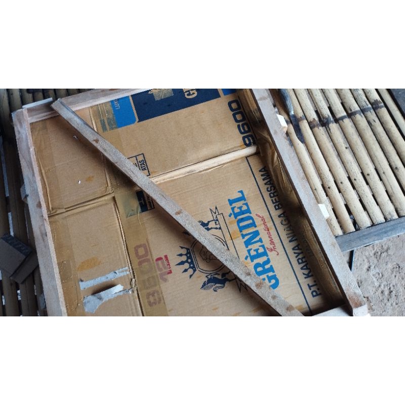 

Tambahan packing kayu..