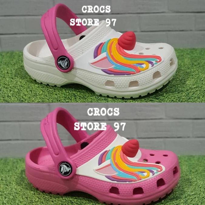 CROCS ANAK/SANDAL CROCS ANAK/CROCS UNICORN FUN LAB CLASSIC ORIGINAL
