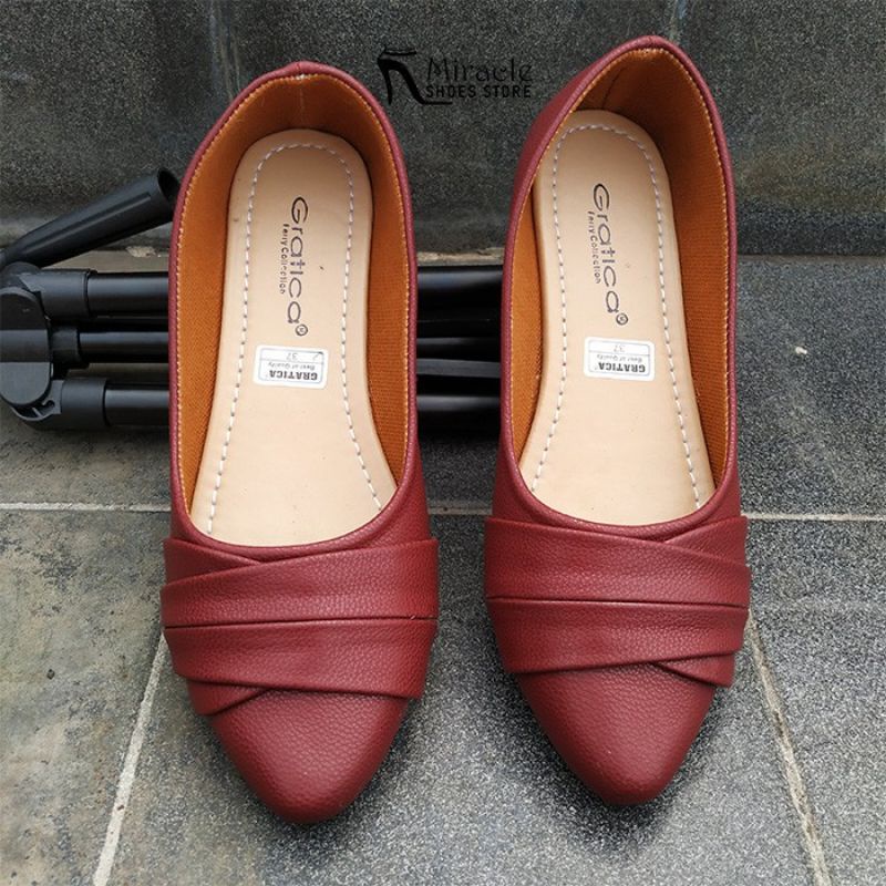 SEPATU WANITA FLAT SHOES LUCU GRATICA ORIGINAL SIZE 36-40