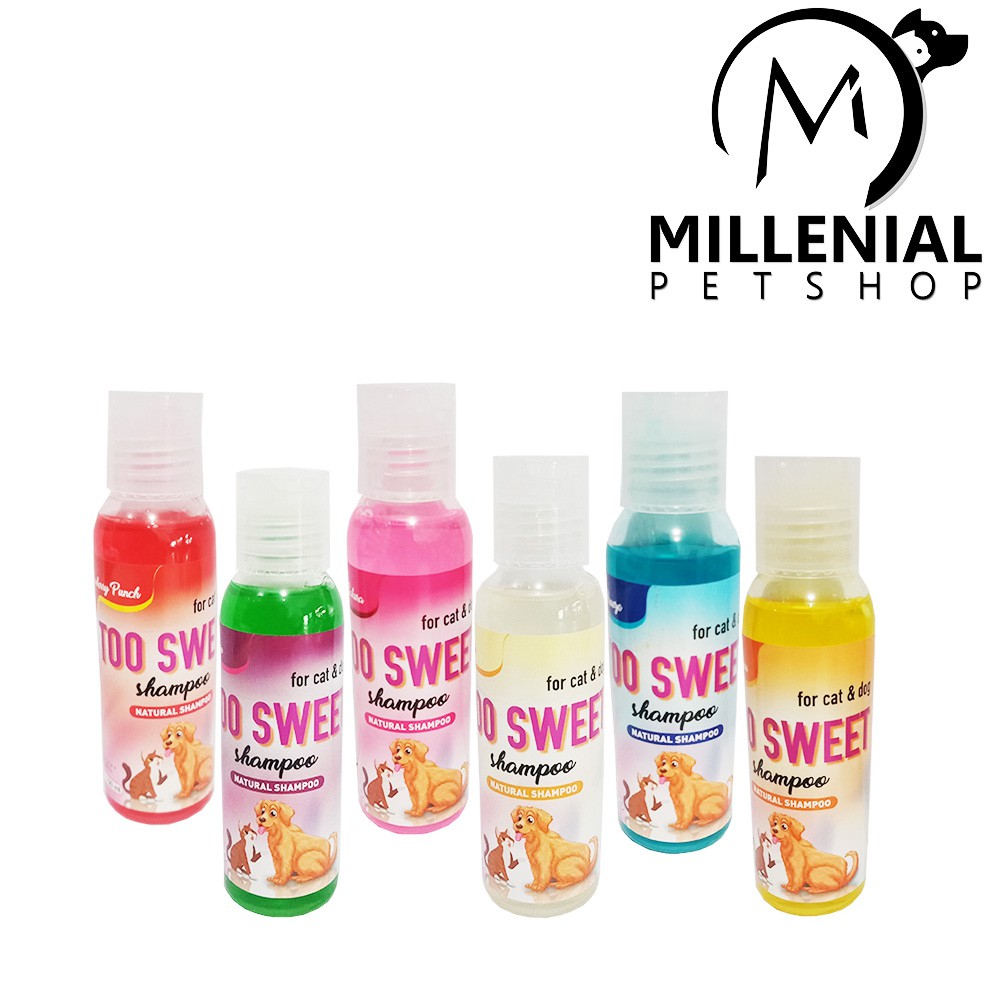 Shampo murah Hewan Kucing anjing cat n dog TOO SWEET 100 ml wangi