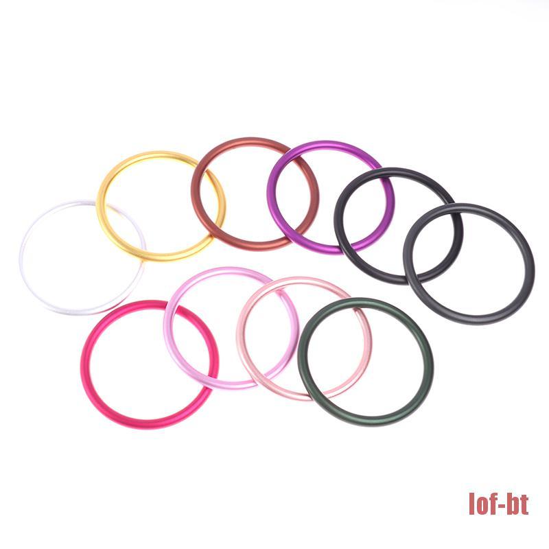 Lof-bt 2Pcs Sling Ring Bahan Aluminum Untuk Gendongan Bayi