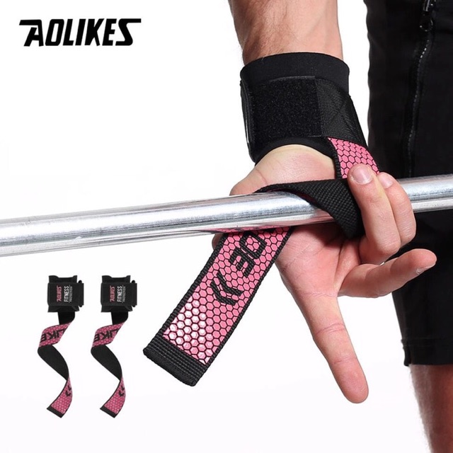 Aolikes 7633 Power Strap Wrist Wrap Straps Wraps Support Gym Fitness