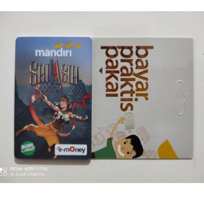 Mandiri eMoney Lokal Heroes - SRI ASIH ORI /Like eTOLL Tapcash Flazz or Brizzi