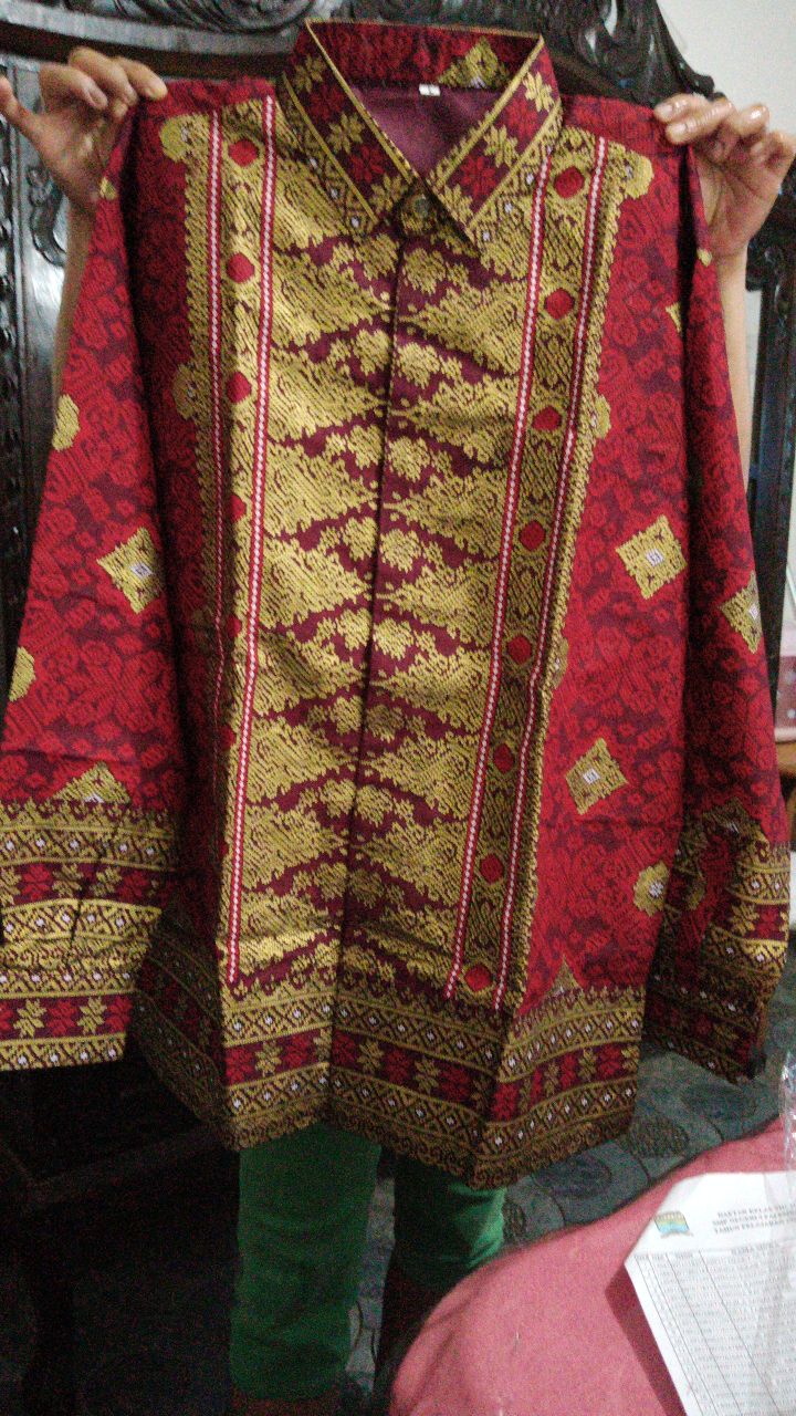 Couple Gamis Motif Songket / Batik Songket