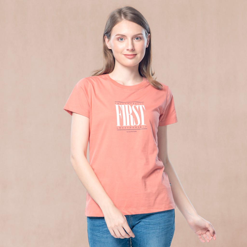 C2 Presta Pink T-Shirt Wanita