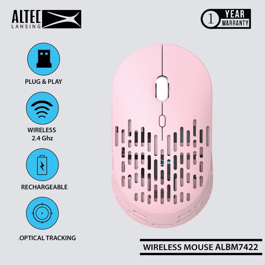 Mouse Wireless Altec Lansing ALBM-7422 Rechargeable |Altec ALBM7422