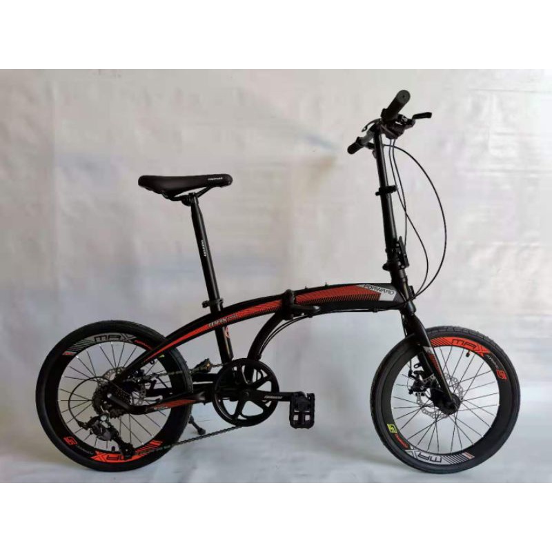 Sepeda lipat /SELI/FOLDING BIKE 20&quot; inch Alloy  Forward Max.1.0 bahan alumunium alloyBONUS KUNCI SEPEDA Super 8 Speed  gear 8 kecepatan frame high quality