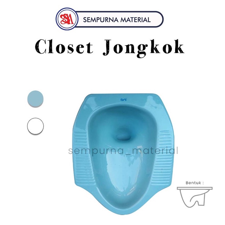 Closet Jongkok Ina Lurus C1