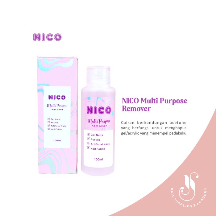 

Nico Liquid Series / Original / Js Nail / Remover / Penghapus Gel