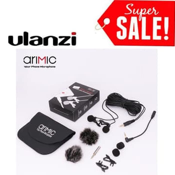 Ulanzi AriMic Dual-Head Lavalier Microphone 6meter