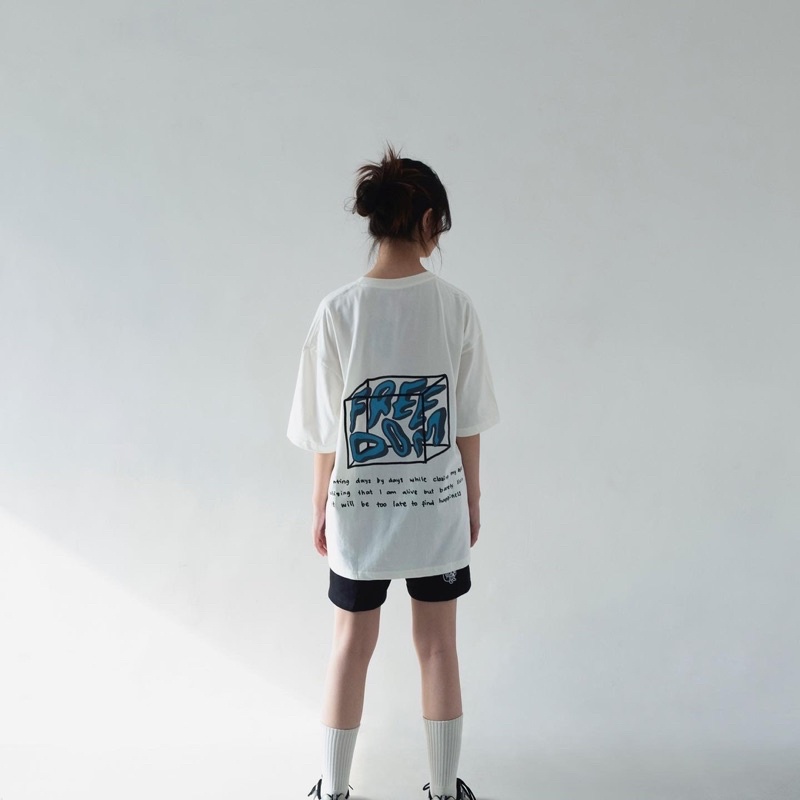 FAITH FADE DYSTOPIA - Trapped Oversized Tee (Broken White)