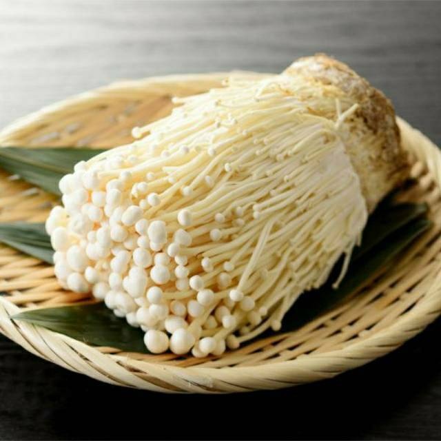 

READY STOCK! Jamur Enoki / ENOKI MUSHROOM IMPORT 100gr