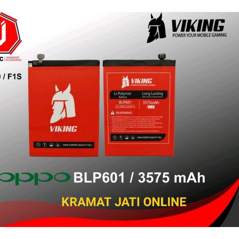 BATERAI VIKING DOUBLE POWER OPPO F1S BLP601 3575 MAH