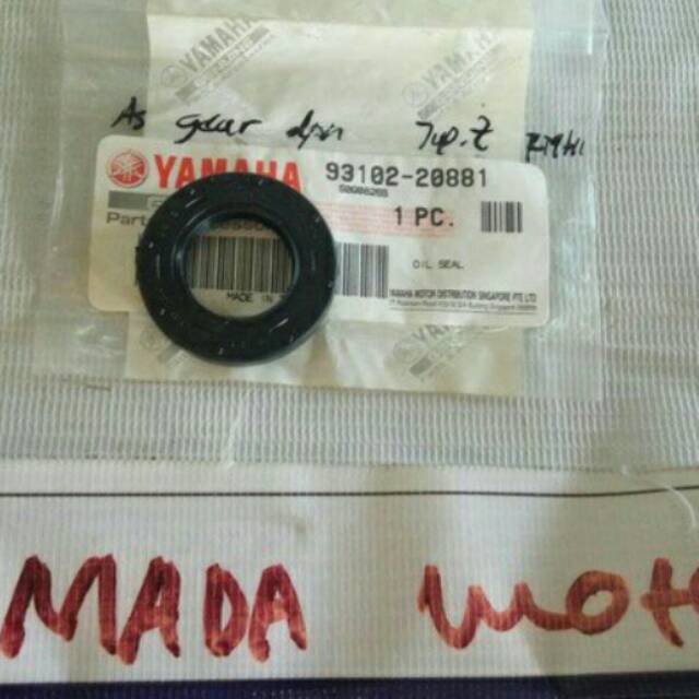 Seal As Gear Depan N Vega R ORI Yamaha