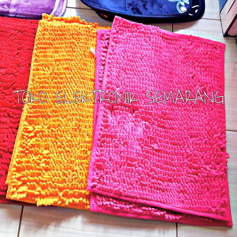 [100gr] H068 | Keset Cendol Lantai Warna Keren / Premium Quality Murah Anti Slip 40 x 60 cm